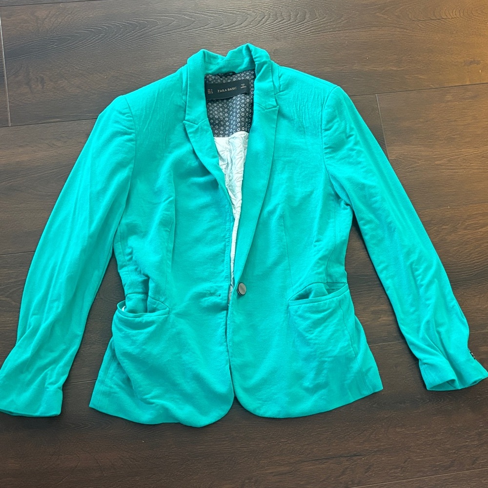 Women's Teal Zara Blazer